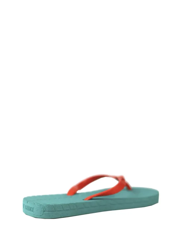 Chinelo Azul com Tira Laranja, Feel the Nature