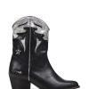 Bota Bull Preta em Pele