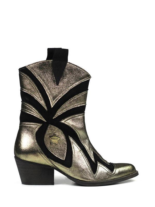 Bota Bull em Pele Gold
