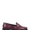 Loafer Col em Pele Bordeaux