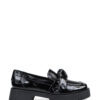Loafer Dam Preto em Pele