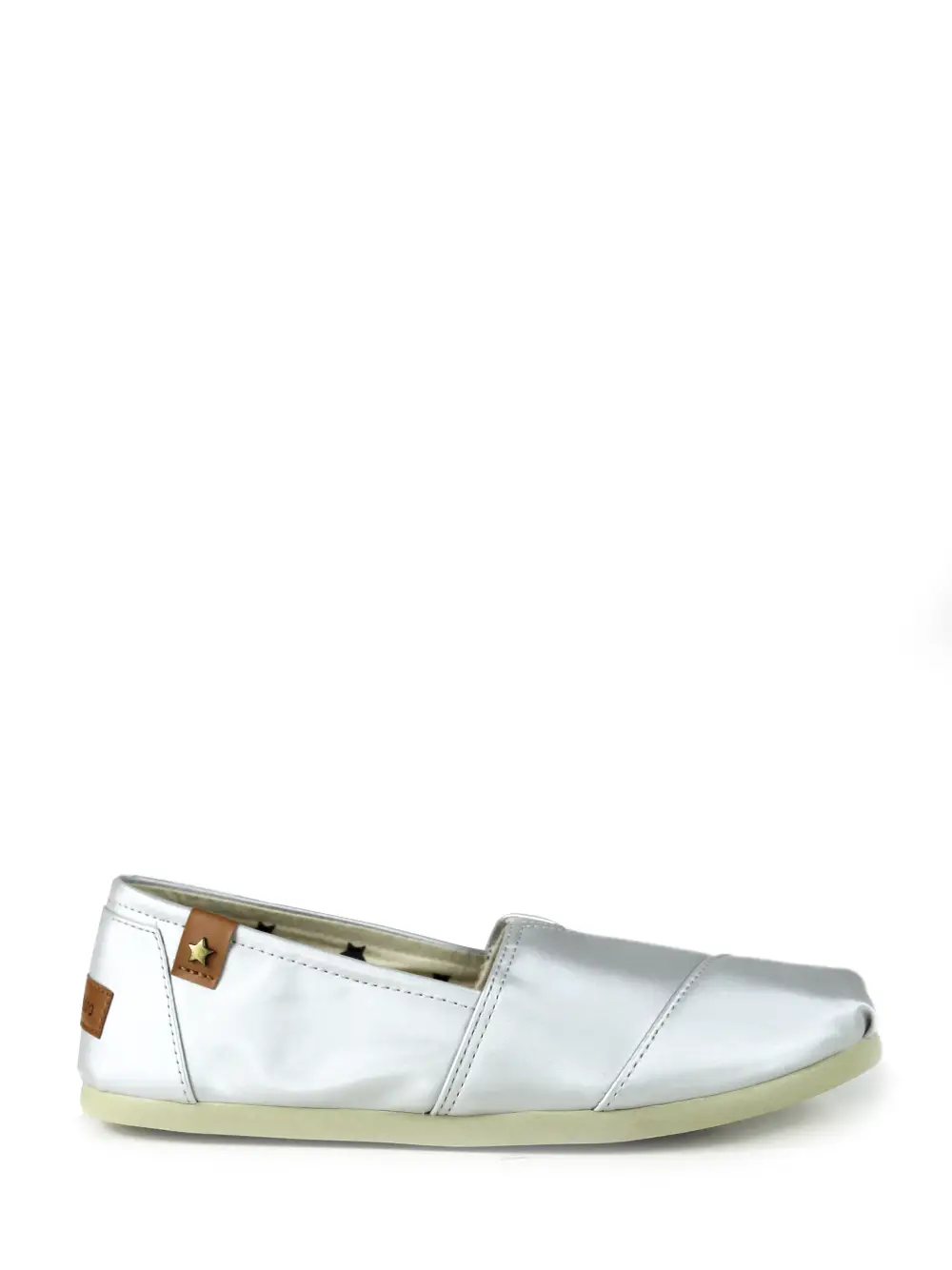 Espadrilles in Silver Leather Cubanas Shoes
