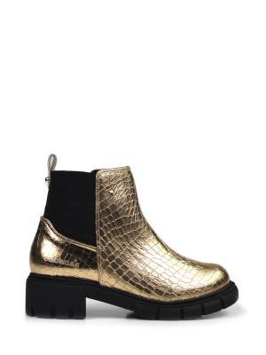 Bota Mad em Pele Gold