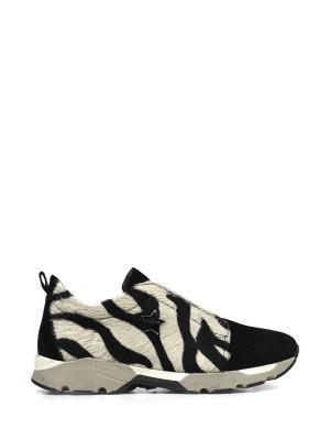 Ténis Run em Animal Print Branco