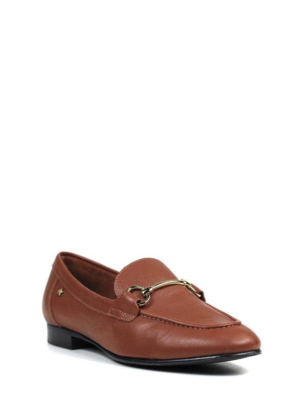 Loafer Ambro em Pele Castanha
