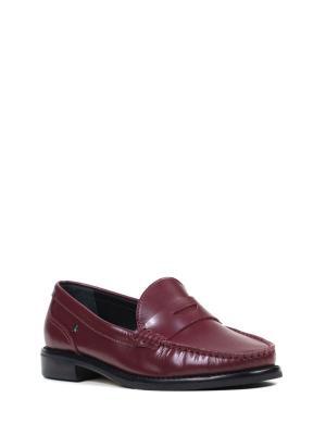 Loafer Col em Pele Bordeaux