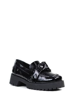 Loafer Dam Preto em Pele