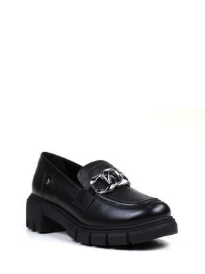 Loafer Fell Preto em Pele