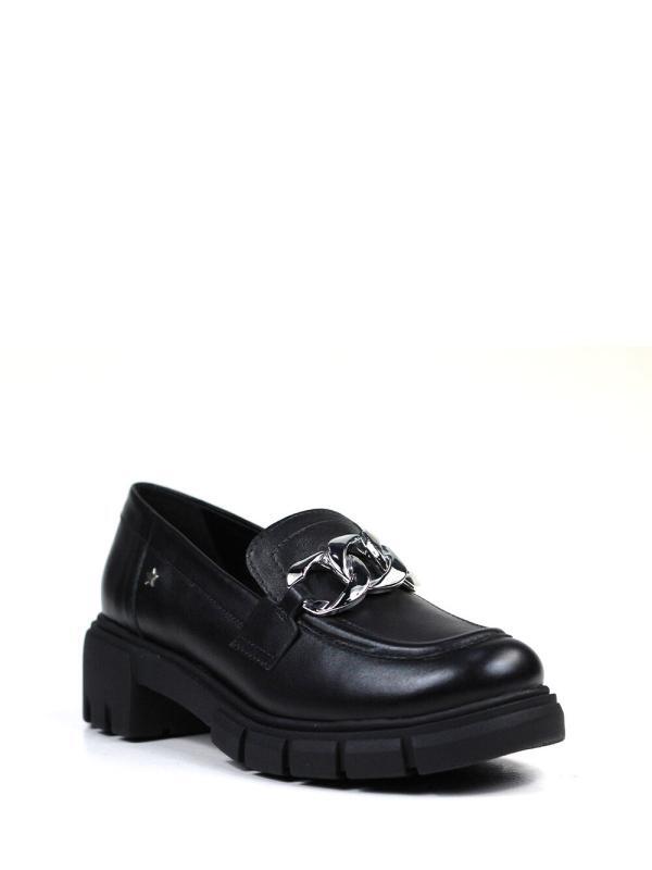Loafer Fell Preto em Pele