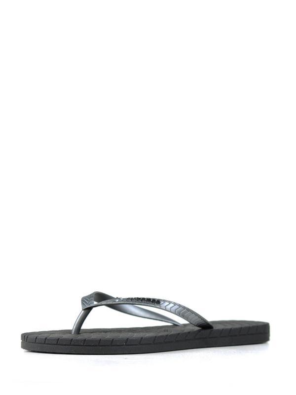 Chinelo Feel The Nature Preto e Silver