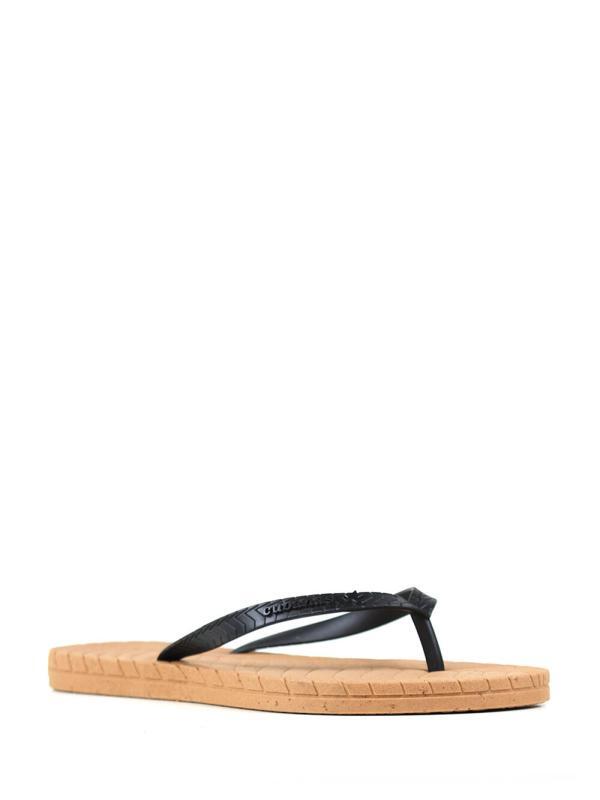 Chinelo Feel The Nature Beige e Preto
