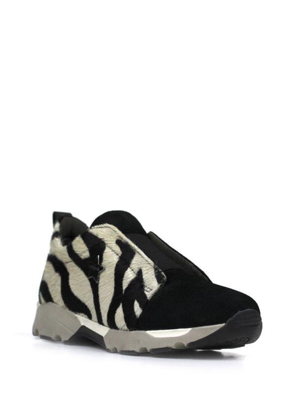 Ténis Run em Animal Print Branco