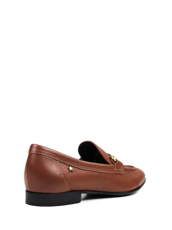 Loafer Ambro em Pele Castanha