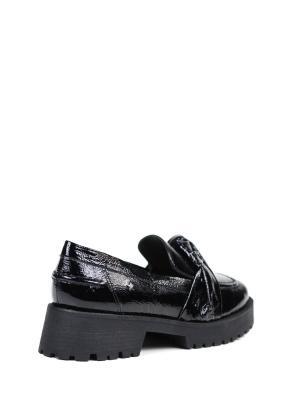 Loafer Dam Preto em Pele