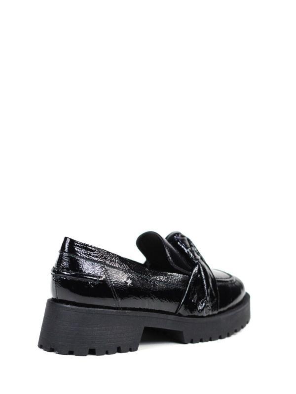 Loafer Dam Preto em Pele