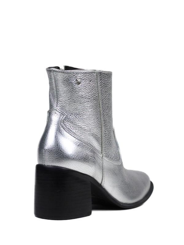 Bota Ful em Pele Silver