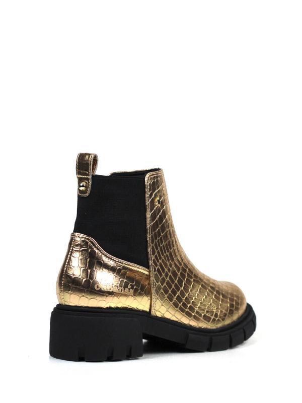 Bota Mad em Pele Gold