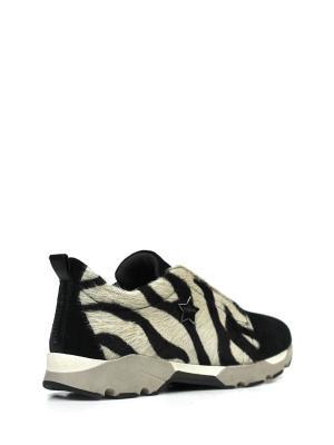 Ténis Run em Animal Print Branco