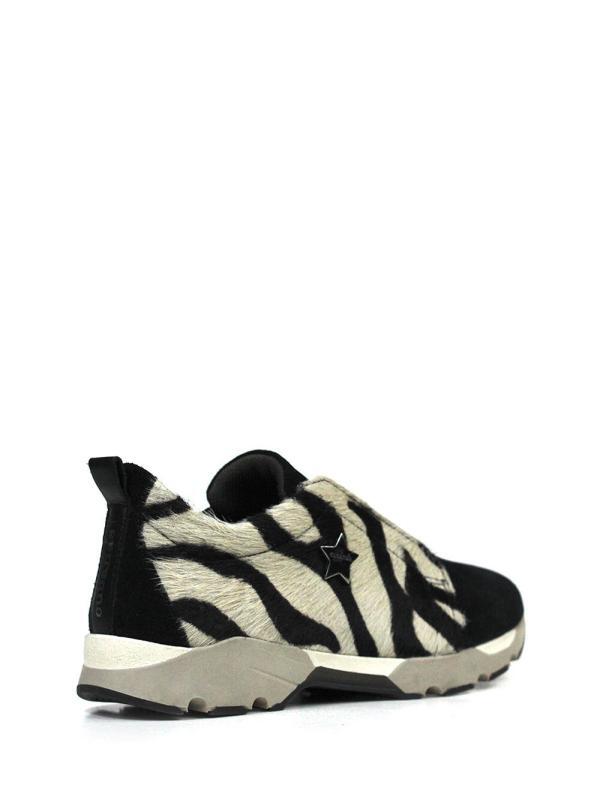 Ténis Run em Animal Print Branco