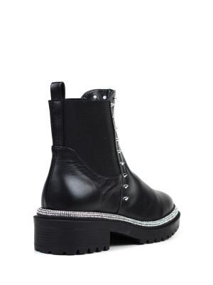 Bota Vic Preta em Pele