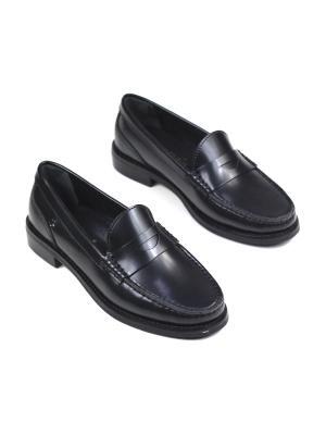 Loafer Col Preto em Pele
