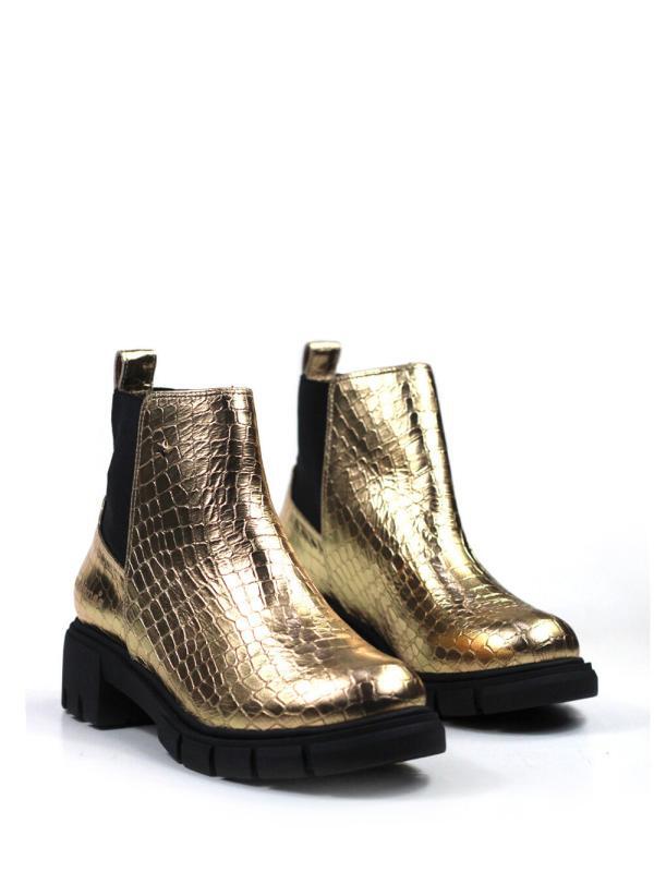 Bota Mad em Pele Gold