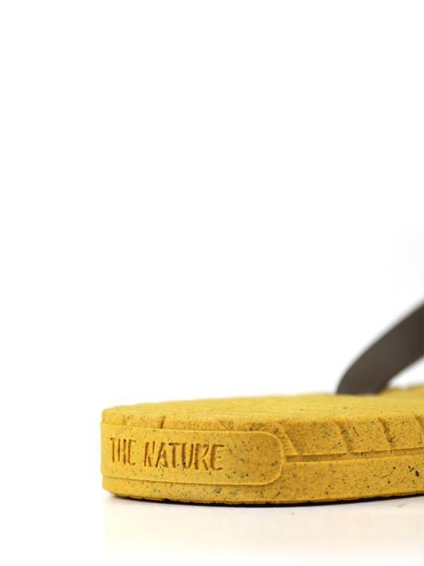 Chinelo Feel The Nature Amarelo e Preto