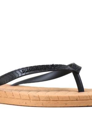Chinelo Feel The Nature Beige e Preto