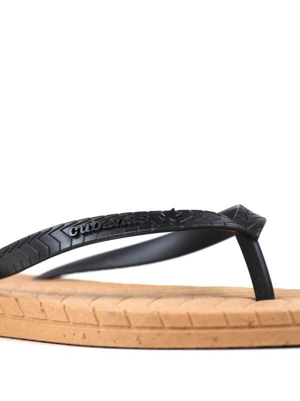 Chinelo Feel The Nature Beige e Preto