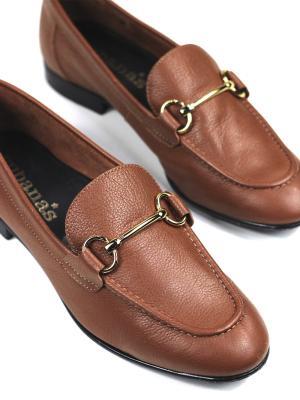 Loafer Ambro em Pele Castanha