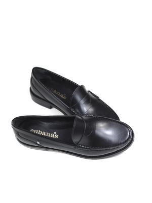 Loafer Col Preto em Pele