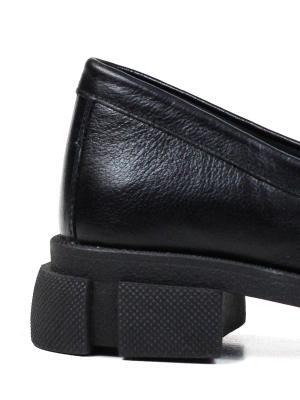 Loafer Fell Preto em Pele