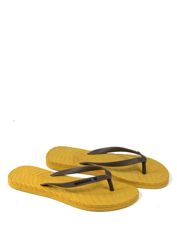 Chinelo Feel The Nature Amarelo e Preto