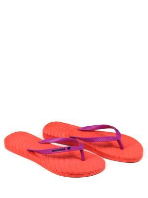 Chinelo Feel The Nature Laranja e Rosa