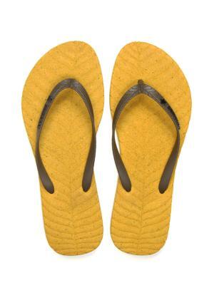 Chinelo Feel The Nature Amarelo e Preto