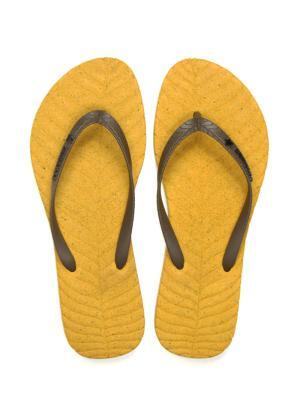 Chinelo Feel The Nature Amarelo e Preto