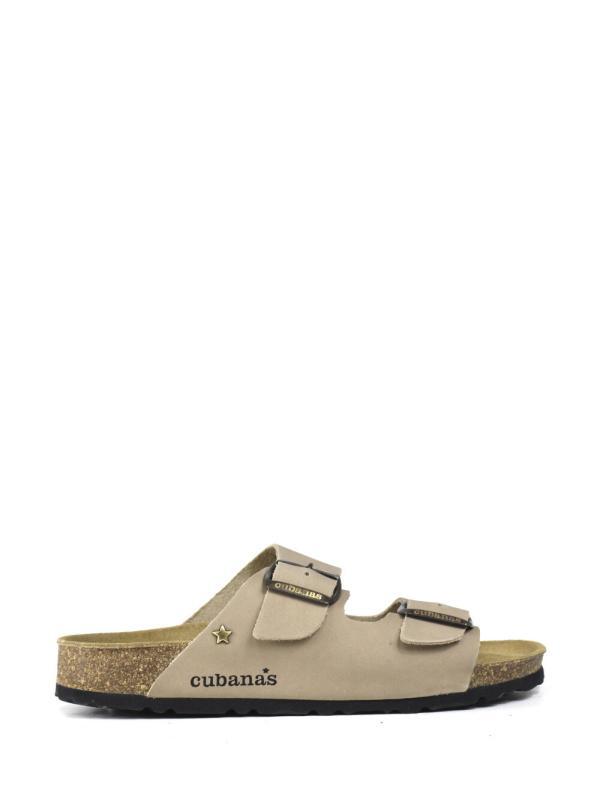 Sandália Comporta em Pele Beige