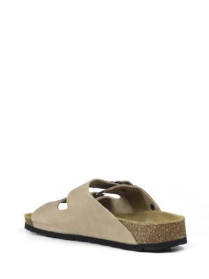 Sandália Comporta em Pele Beige