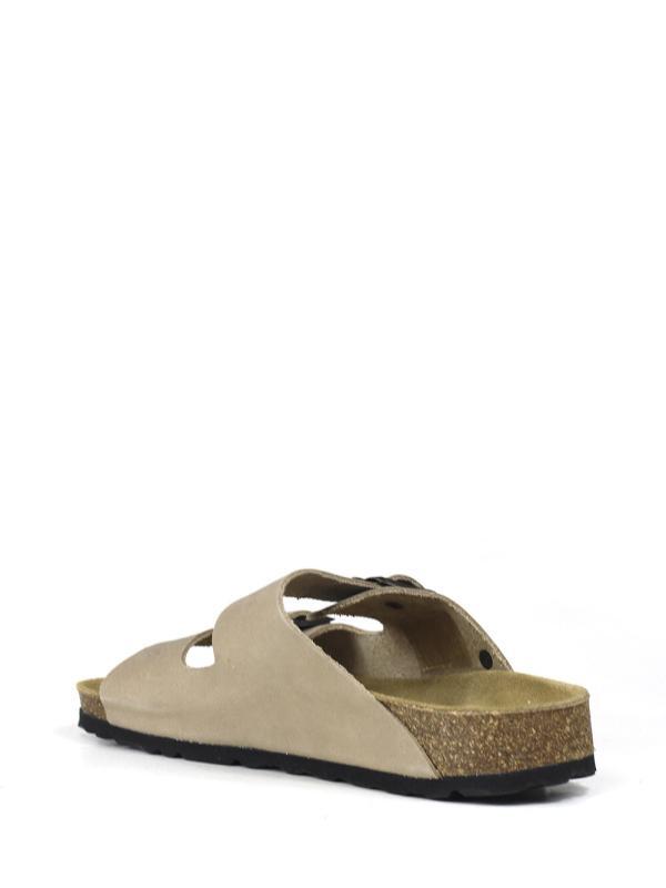 Sandália Comporta em Pele Beige