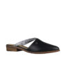 Mule Free Preto em Pele