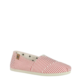 Alpargatas HOLLY670RED Cubanas Shoes