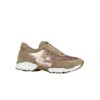Ténis Run em Camurça Beige