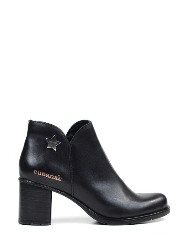Bota Pull Preta Pele
