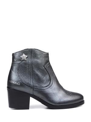 Bota Vitoria Pele Silver