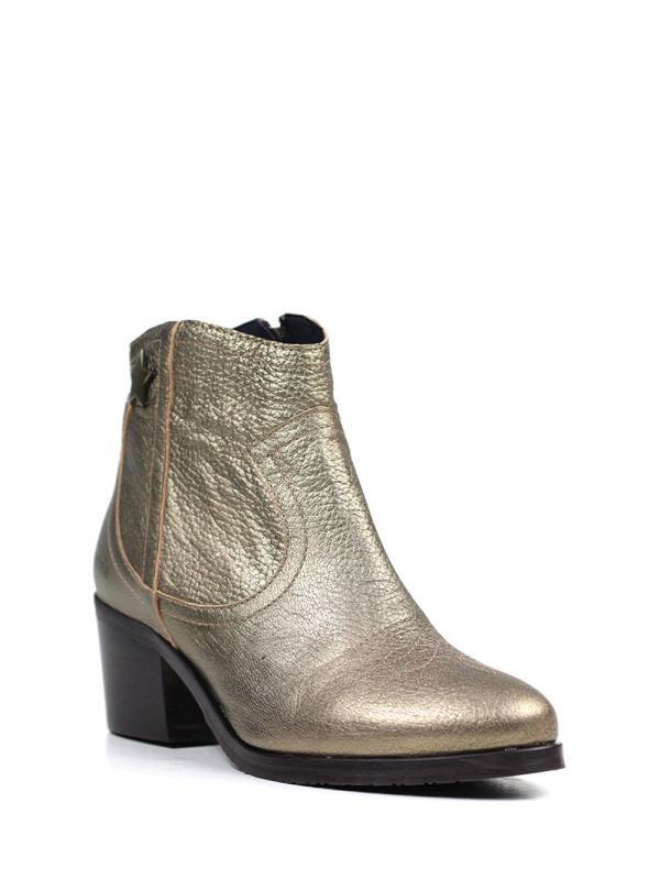 Bota Vitoria Pele Gold