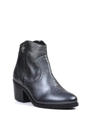 Bota Vitoria Pele Silver