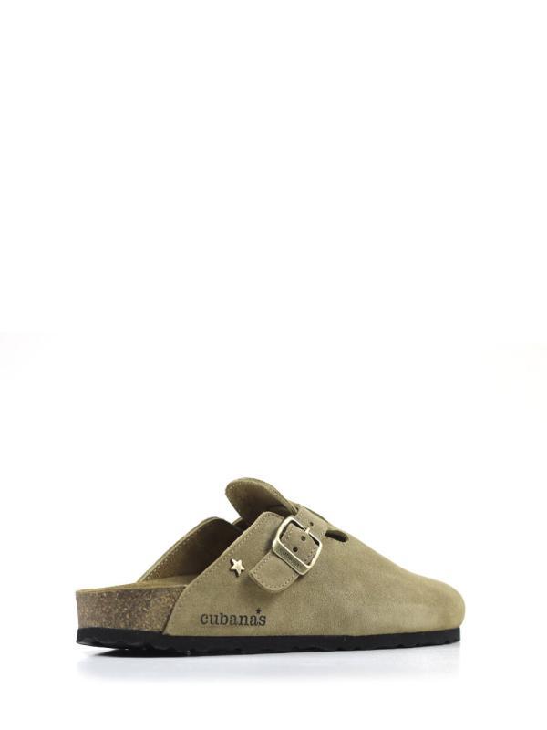 Sandália Comporta Camurça Beige