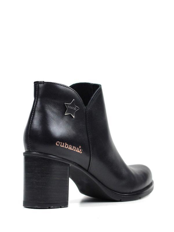 Bota Pull Preta Pele
