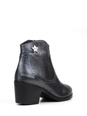 Bota Vitoria Pele Silver