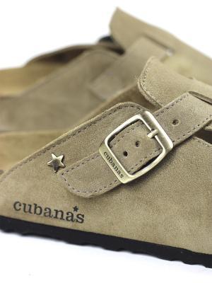 Sandália Comporta Camurça Beige